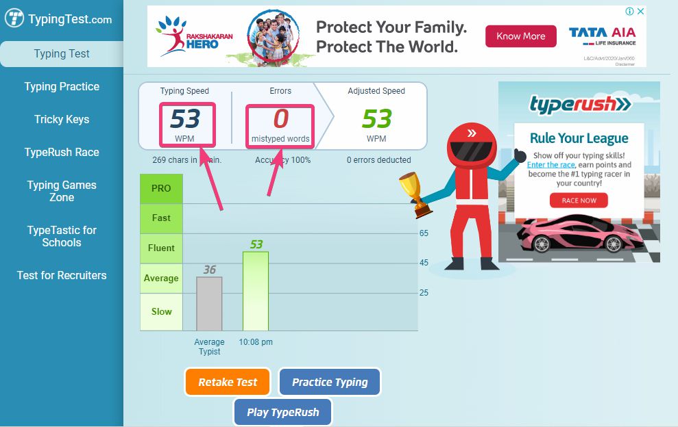 Online Typing Test WPM