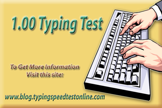 1.00 Typing Test