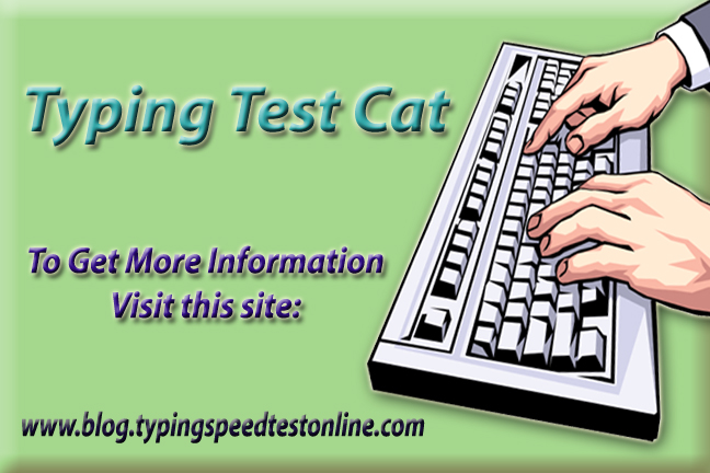 Typing test cat
