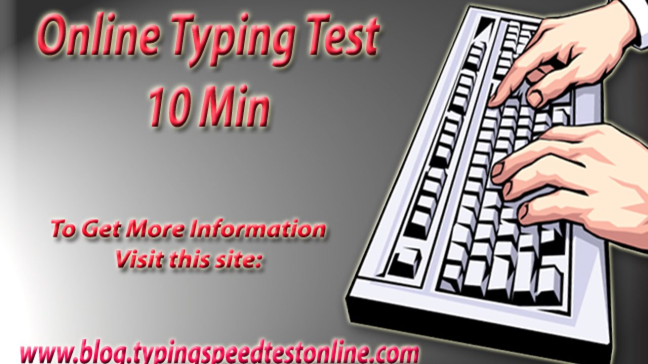 Online Typing Test 10 Min Typing Speed Test Online