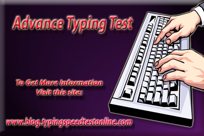 Advance Typing Test
