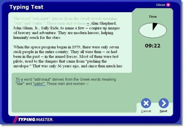 Download Typing test Speed