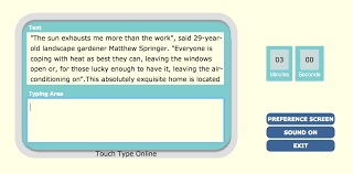 Touch Typing Test
