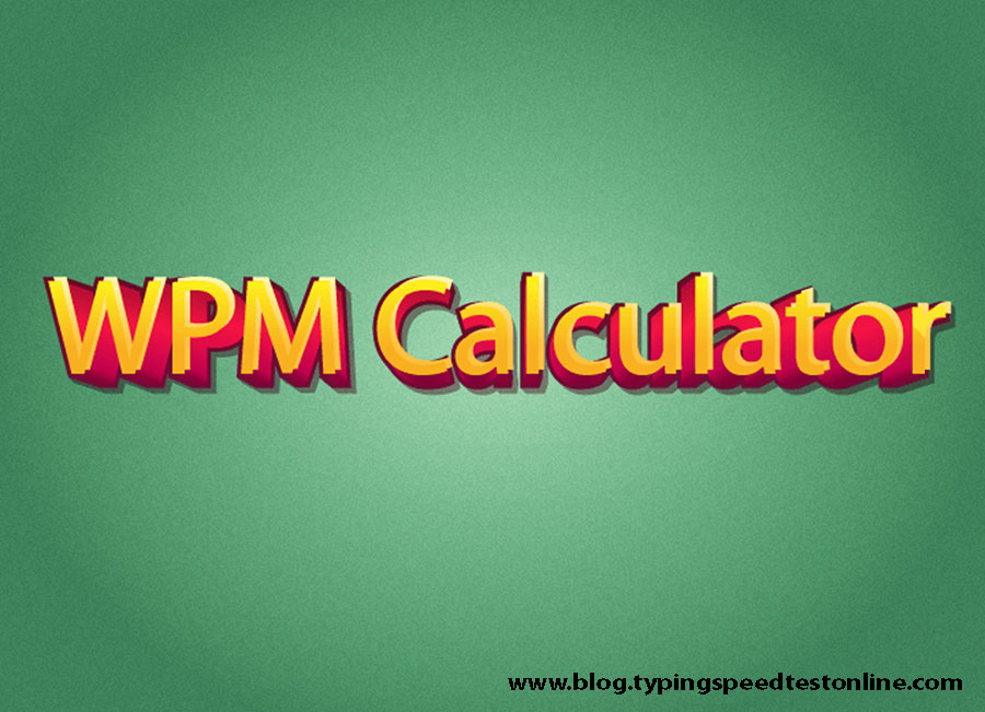 calculating wpm typing